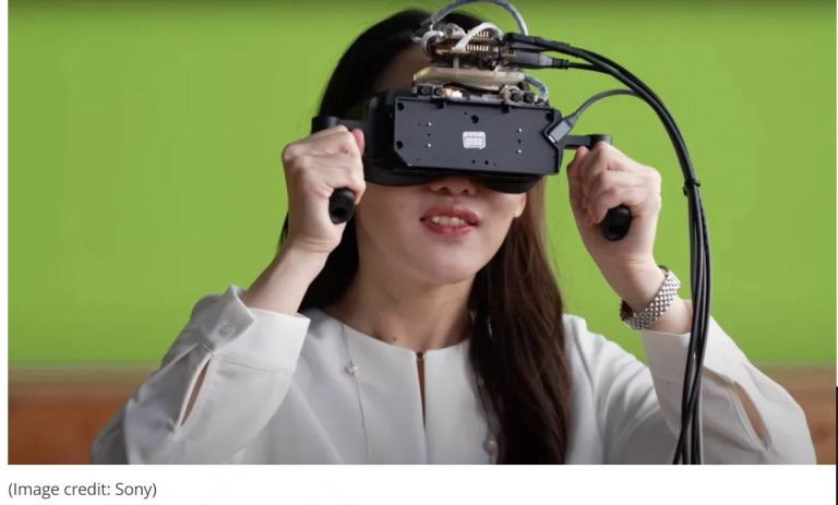 Ide Sony melahirkan Headset VR 4K OLED microdisplay for VR