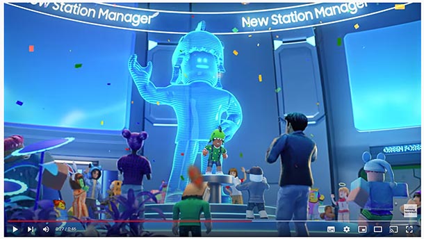 Bila Desainer Samsung Mengembangkan Space Tycoon di Roblox